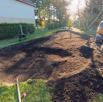 Création d'un bassin